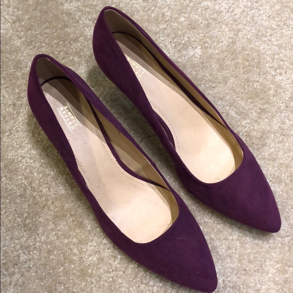 Purple Simply Styled Heels